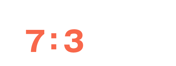 役職男女比は7：3